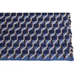 HAY Koberec Channel 170x240 cm, blue / white