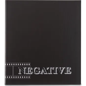 Hama NEGATIVE pořadač s 4 kroužkovou mechanikou, šířka hřbetu 39 mm, černý