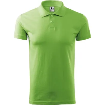 Pánské tričko Polokošile 202 Single J. 180 - trávovězel - XL