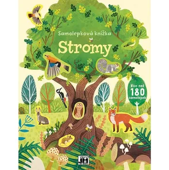 interaktivní kniha Jiri Models Samolepková knížka Stromy