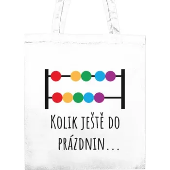 Nákupní taška Nákupní taška unisex s potiskem Kolik ještě do prázdnin...