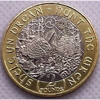 (2018) Isle of Man - 2 Ł mince - Lov Střízlíka