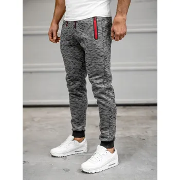 Grafitové pánské tepláky Bolf 55037A - XL