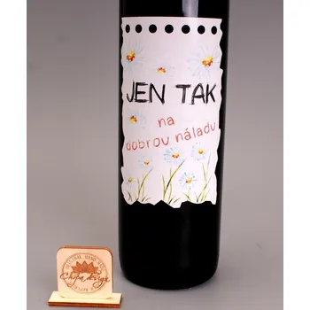 Víno Víno s etiketou - Jen tak, na dobrou náladu víno: Cabernet Moravia - červené suché