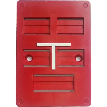 Informační tabulka Tabulka orientační HECKL přední 105x150 červená
