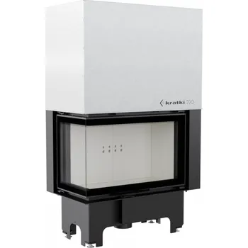 Krbová vložka Krbová vložka VN 810/410 levé prosklení s výsuvným otevíráním dvířek