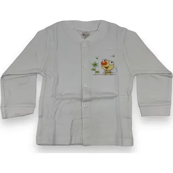 Kojenecký overall KY Kojenecký bílý kabátek DITA Barva: Bílá, Velikost: 80