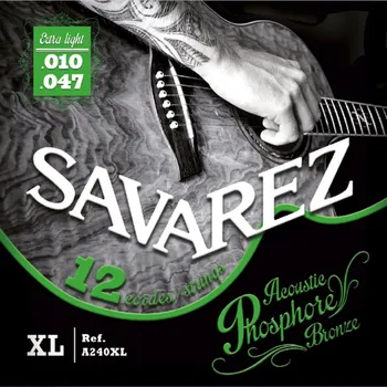 Příslušenství pro strunný nástroj Savarez Struny pro Akustickou kytaru Acoustic12.str. Ex-Light .010 A240XL 102009