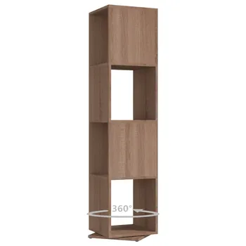 Knihovna Otočná skříňka dřevotříska 34,5 x 34,5 x 147,5 cm