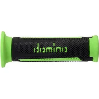 Gripy A350 (scooter/road) délka 120 mm, DOMINO (antracitovo-zelené)