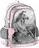 Paso Školní batoh 30 x 42 x 18 cm, Kůň růžový/šedý