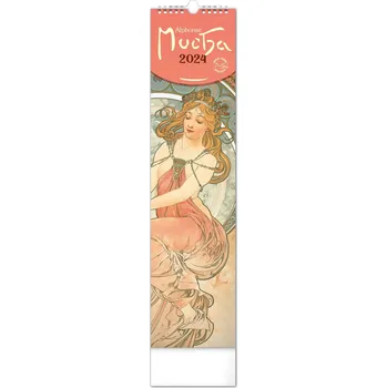 Kalendář Presco Group Nástěnný kalendář PGN-32462-L Alfons Mucha 2024