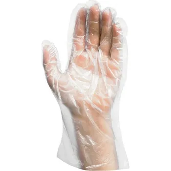 Pracovní rukavice Rukavice jednorázové HDPE v boxu (velikost L) [100 ks]