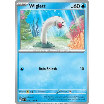 Sběratelská karetní hra Pokémon TCG Wiglett 058/197 - Reverse Holo