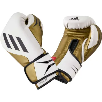 Sportovní chránič Boxerské rukavice adidas SPEED TILT 350V pro bílá/zlatá, SPD350VTG Velikost: 12oz