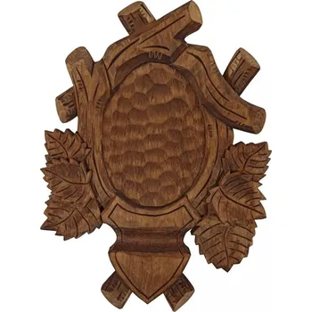 Podložka pod trofej č.142 - hnědá lipová ratolest