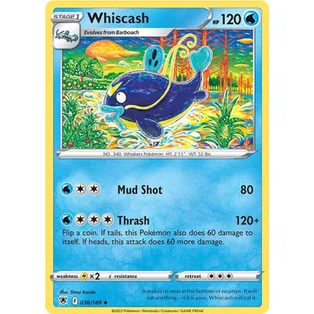 Sběratelská karetní hra Pokémon TCG Whiscash 036/189