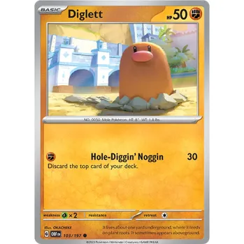 Sběratelská karetní hra Pokémon TCG Diglett 103/197