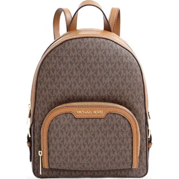 Městský batoh Michael Kors batoh Jaycee medium logo brown hnědý