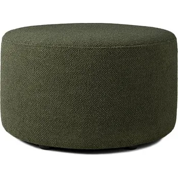 Křeslo Pouf Ethnicraft Barrow tmavě zelený Ø60 v.35