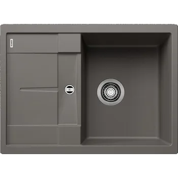 Granitový dřez Blanco Metra 45 S Compact, silgranitový dřez 680x500x190 mm, 1-komorový, šedá vulkán, BLA-527286