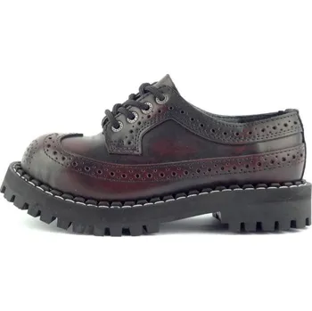 Těžké boty Steel boty 4 dírkové 112/O Oxford bur/black, velikost 37