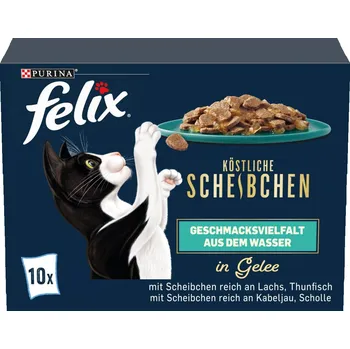 FELIX lahodné plátky rozmanitosti chutí z vody 60 × 80 g