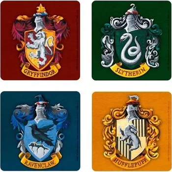 Podtácek Podtácky Harry Potter Bradavické koleje 4 ks