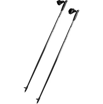 Nordic walkingová hůl NEWFEEL Hole na nordic walking NW P100 černo-šedé 130cm ČERNÁ|ŠEDÁ