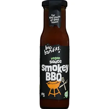 Bio Bandits BIO Omáčka Smokey BBQ VEGAN, 250 ml