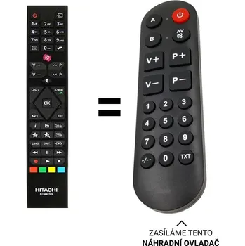 Dálkový ovladač Schaub Lorenz RCA48105 náhradní dálkový ovladač pro seniory