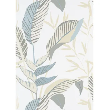 Tapeta DIMEX | Vliesová tapeta na zeď WPE-901781 | 0,53 x 10,05 m | krémová, béžová, zelená, modrá + Krémová, béžová, zelená, modrá vliesová tapeta na stěnu WPE901781 v rozměru 0,53 x 10,05 m