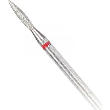 Bruska na nehty Brusná diamantová fréza jemná - plamen