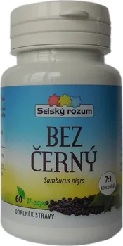 Přírodní produkt Selský rozum Bez černý 300 mg 7:1 60 cps.