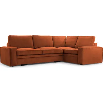 Sedací souprava Rozkládací rohová sedačka CANADA L oranžová