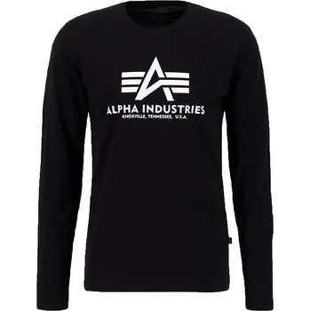 Alpha Industries Basic T - LS (černé) dlouhý rukáv L