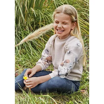 Dívčí mikina Dívčí mikina s květy Mayoral 4403 Velikost: 2 roky (92 cm)