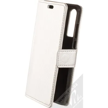 Pouzdro na mobilní telefon 1Mcz Horizon-1H Book flipové pouzdro pro Huawei P30 stříbrná (silver)