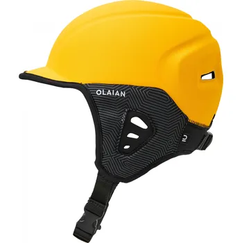 Vodácká přilba DECATHLON Přilba na surfování žlutá XL ORANŽOVÁ|ŽLUTÁ