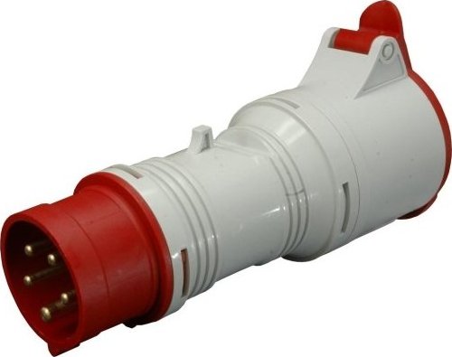 SEZ Dolný Kubín A-3253/43 redukce 32A 5ti kolík vidlice/4kolík zásuvka (10006546.00)