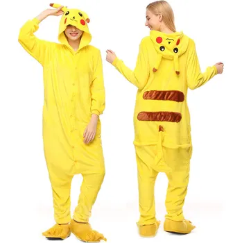 Karnevalový kostým Overal Pikachu Pokémon kigurumi