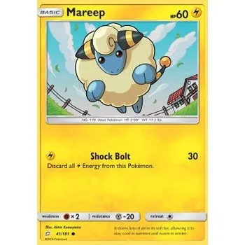 Volný čas Pokémon TEU 041/181 Mareep - Team Up Stav: Excellent, Verze: NORMAL