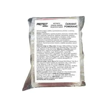 Iontový nápoj Ochranný nápoj MONzun PROTECT ACTIVITY - bez cukru, červený pomeranč, 20 ks