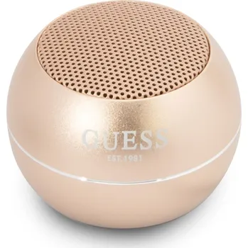 Bluetooth reproduktor Guess Mini Speaker Aluminium 4H, zlatý