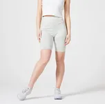 DOMYOS Dámské cyklistické fitness kraťasy 520 béžové s potiskem XS BÉŽOVÁ