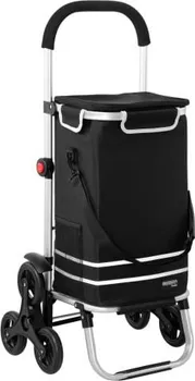 Nákupní taška Nákupní vozík s kolečky 109120 44 x 36 x 100 cm černý