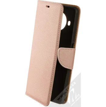 Pouzdro na mobilní telefon 1Mcz Stranding Book flipové pouzdro pro Xiaomi Mi 10T Lite 5G růžově zlatá (rose gold)