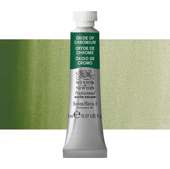 Vodová barva Akvarelová barva Winsor & Newton Professional, 5ml - Oxide of Chromium