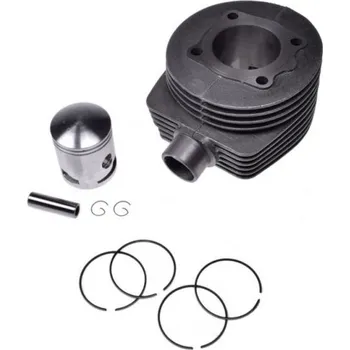 Motor automobilu Vespa 150 ccm - sada válce 57,80 mm (válec, píst, pístní kroužky, pístní čep, závlačky pístního čepu, sada těsnění)