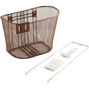 ELOPS Přední košík Elops 520 8 l hnědý KAŠTANOVÁ